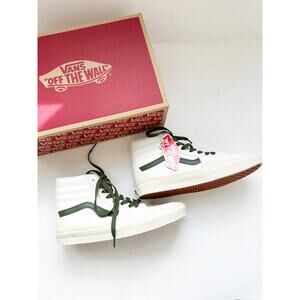 Vans Sk8-Hi Vintage Pop Marshmallow Women's Size 8 Skate Shoe